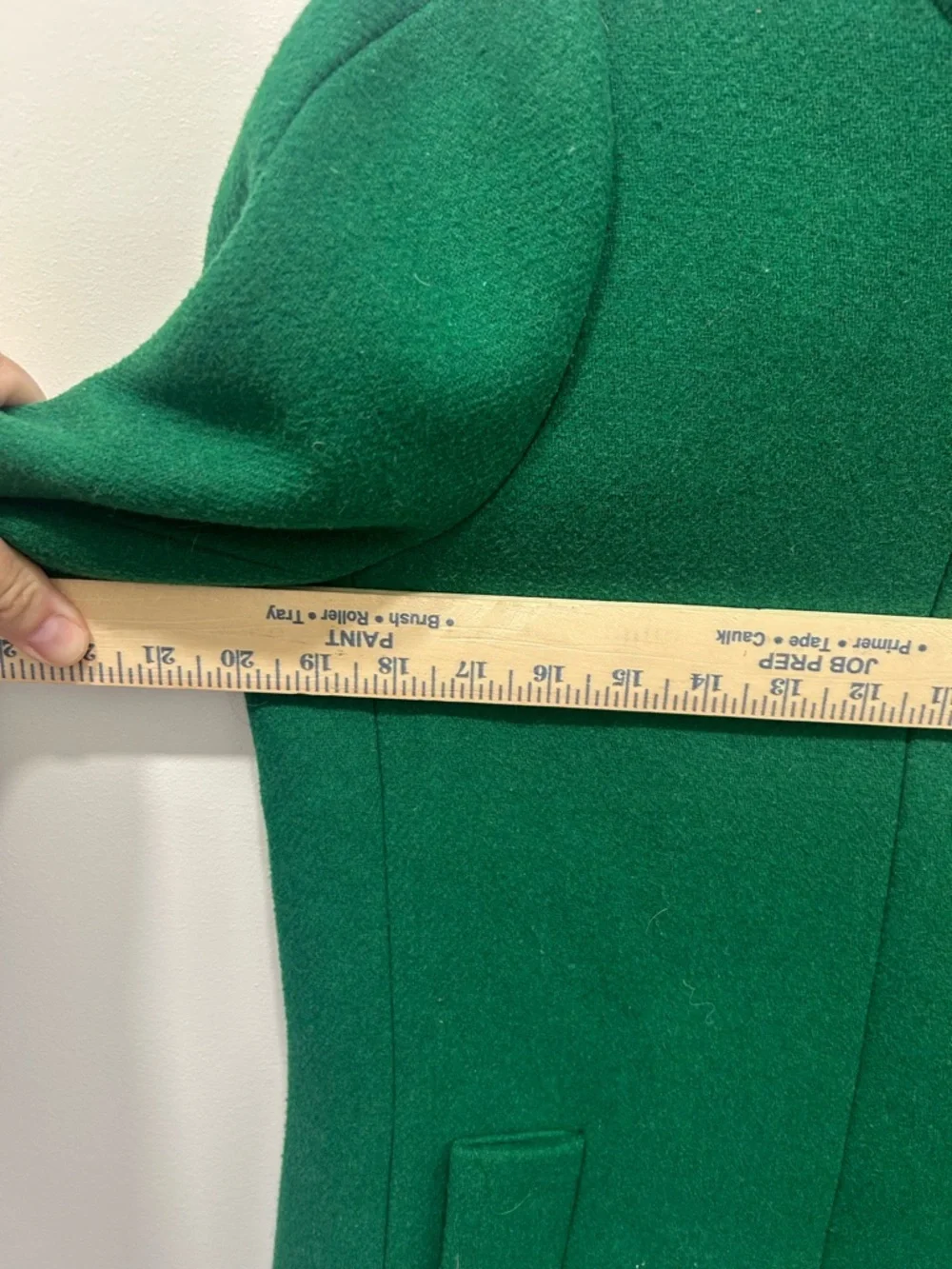J Crew City Coat Wool Blend Full Zip Jacket Womens Size 2 Classic Preppy Jacket - Picture 7 of 10